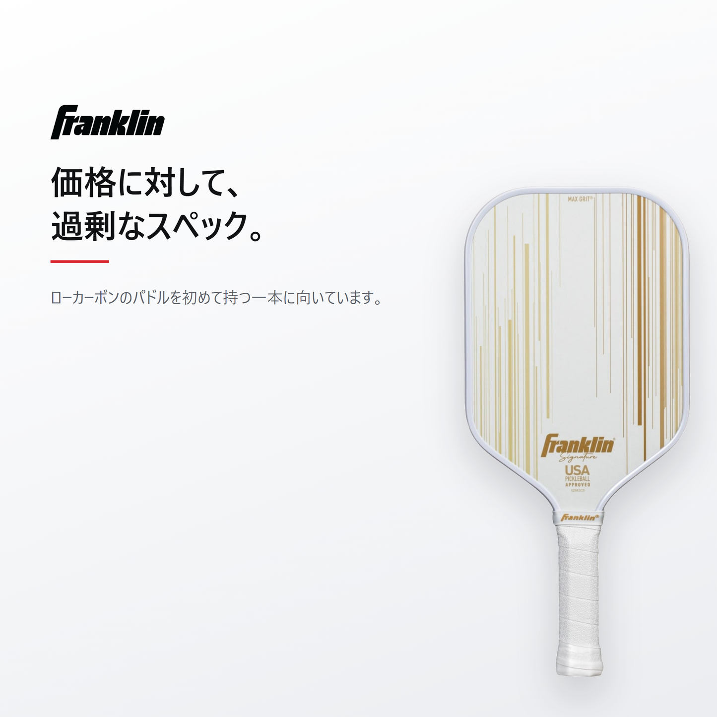 Franklin フランクリン Signature Pro Series 13mm ピックルボール パドル cta