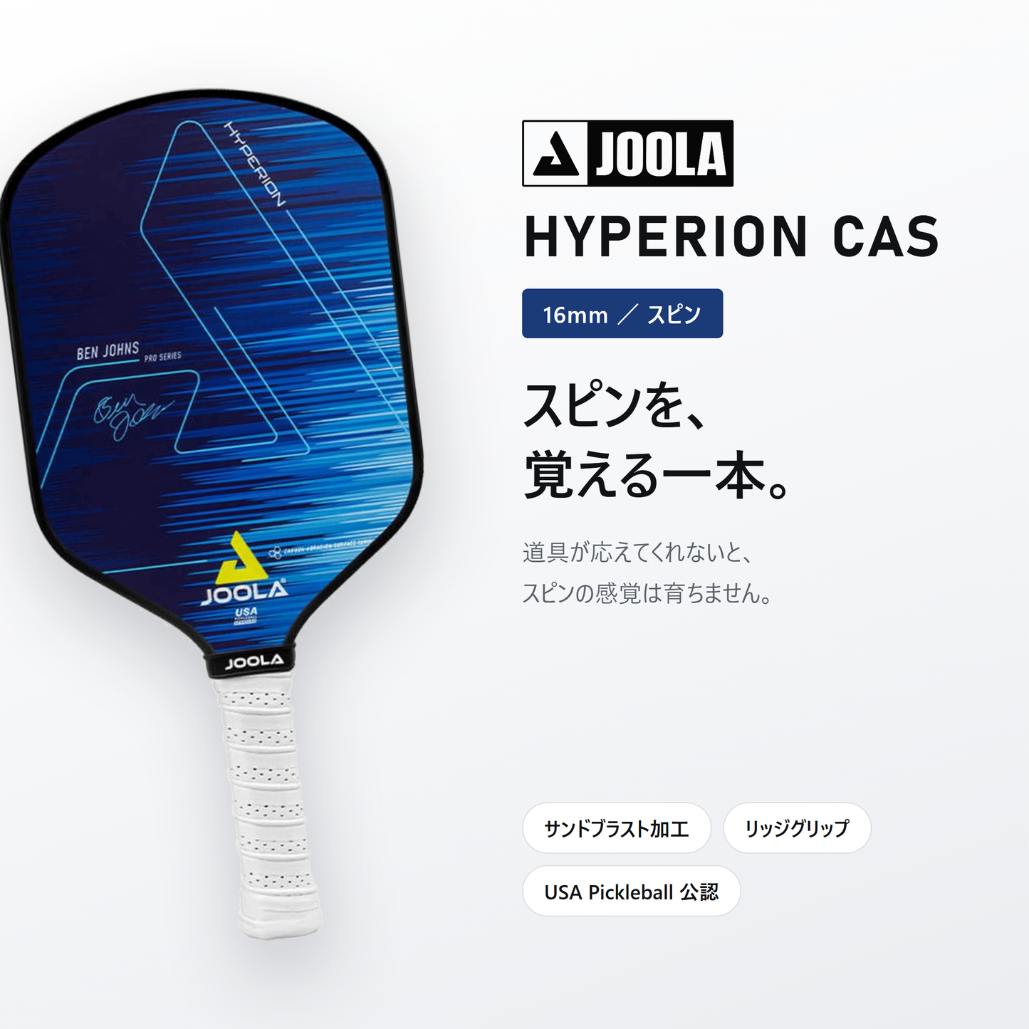 JOOLA ヨーラ ハイペリオン CAS ピックルボール パドル hero