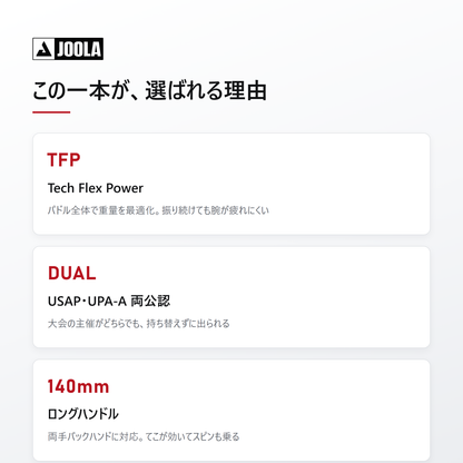 JOOLA ヨーラ ペルセウス プロ IV ピックルボール パドル benefit