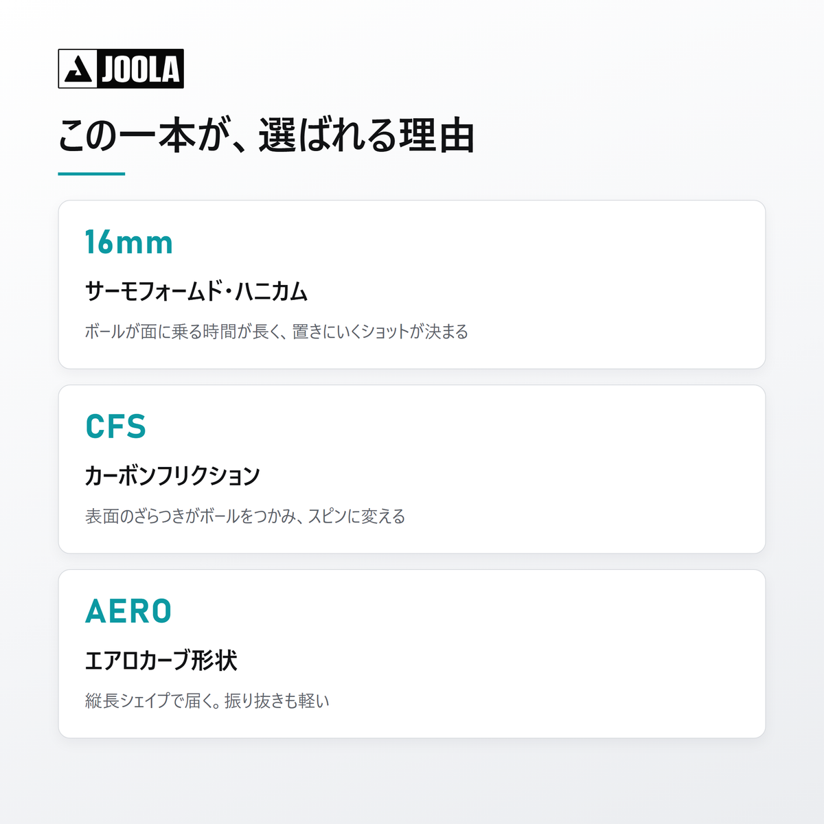 JOOLA ヨーラ ハイペリオン CFS 16mm ピックルボール パドル 02-benefit