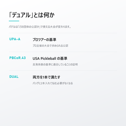 JOOLA ヨーラ ペルセウス 3S デュアル 16mm ピックルボール パドル balance
