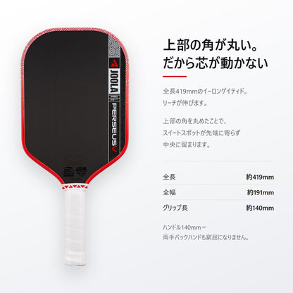 上部の角が丸いイーロンゲイティド形状。全長419mm・全幅191mm