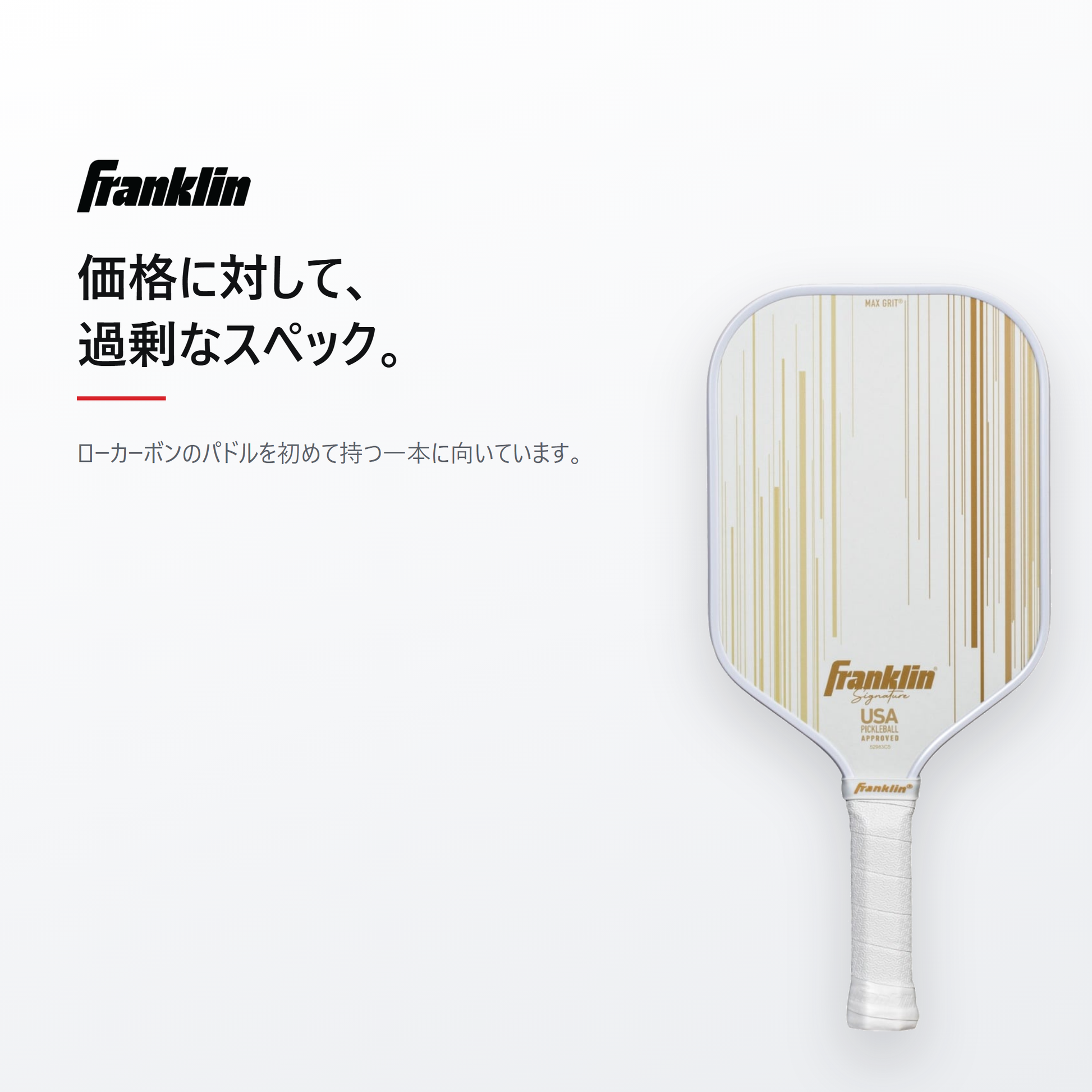 Franklin フランクリン Signature Pro Series 13mm ピックルボール パドル cta