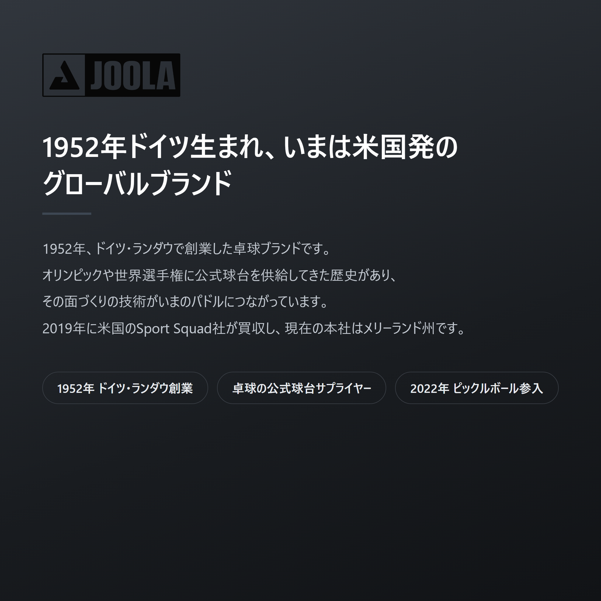 JOOLA ヨーラ ツアー エリート ピックルボール バッグ brand