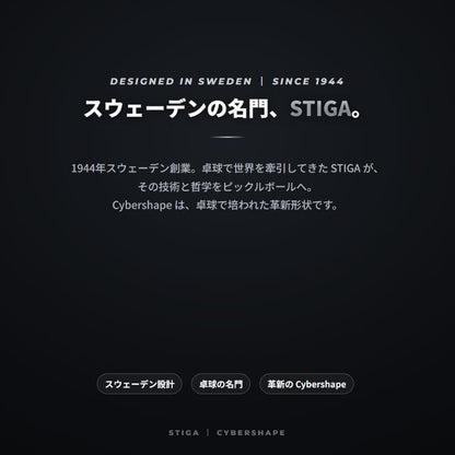 STIGA スティガ Aviox Cybershape Carbon Pro サイバーシェイプ カーボン プロ 16mm