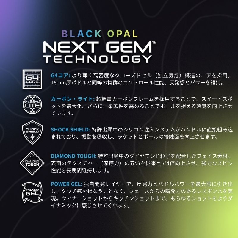 シックスゼロ Black Opal 14mm ブラックオーパル