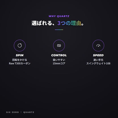 Six Zero Quartz シックスゼロ クォーツ 全6色 15mm