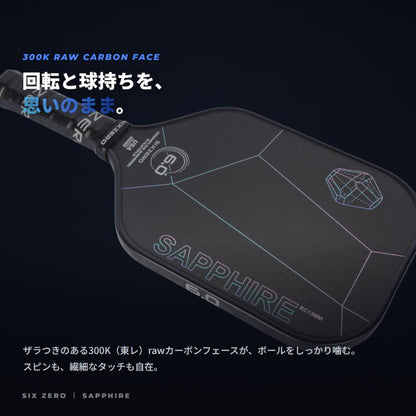 Six Zero Quartz Sapphire シックスゼロ サファイア 全2色 300K rawカーボン サーモフォーム イーロンゲイティド