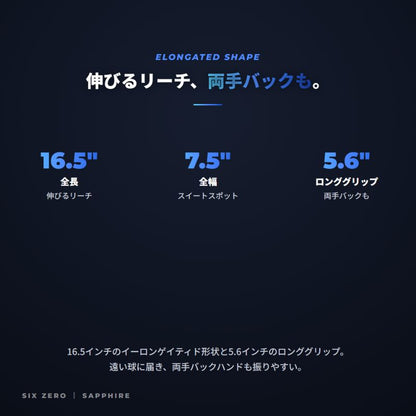 Six Zero Quartz Sapphire シックスゼロ サファイア 全2色 300K rawカーボン サーモフォーム イーロンゲイティド