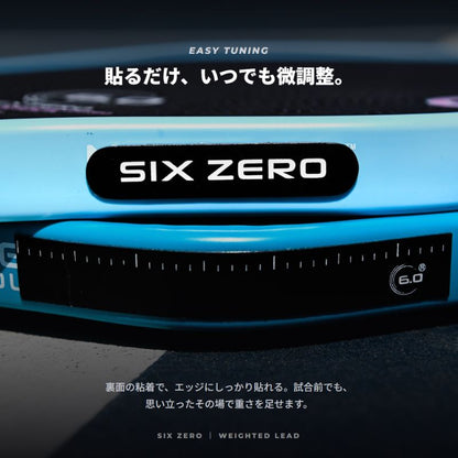 シックスゼロ ピックルボール ウェイト 鉛テープ／ストリップ Six Zero Weighted Lead