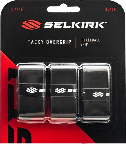 Selkirk タッキー オーバーグリップ ブラック 3本入り