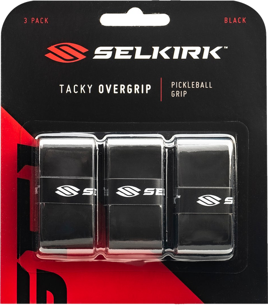 Selkirk タッキー オーバーグリップ ブラック 3本入り